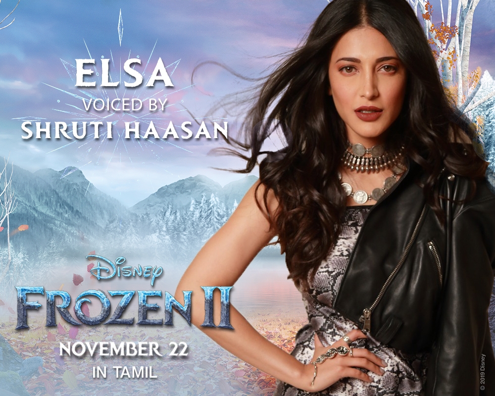 Shruti Haasan to lend voice for Tamil version of 'Frozen 2'