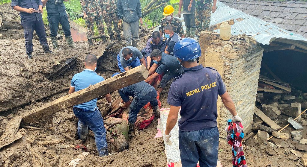 At least 60 people killed, 41 missing following flood and landslides in Nepal