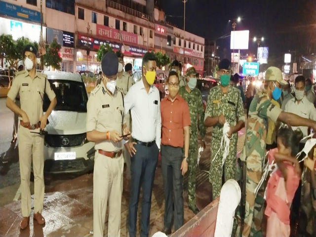 flag march in Raipur