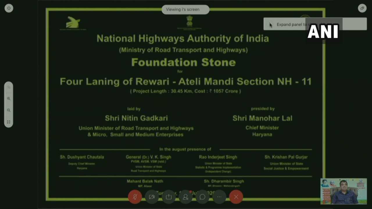 nitin gadkari to lay foundation stone of national highway projects in haryana