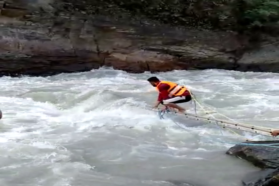 search operation in baspa river