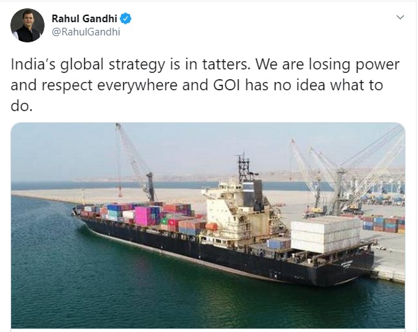 rahul gandhi tweet