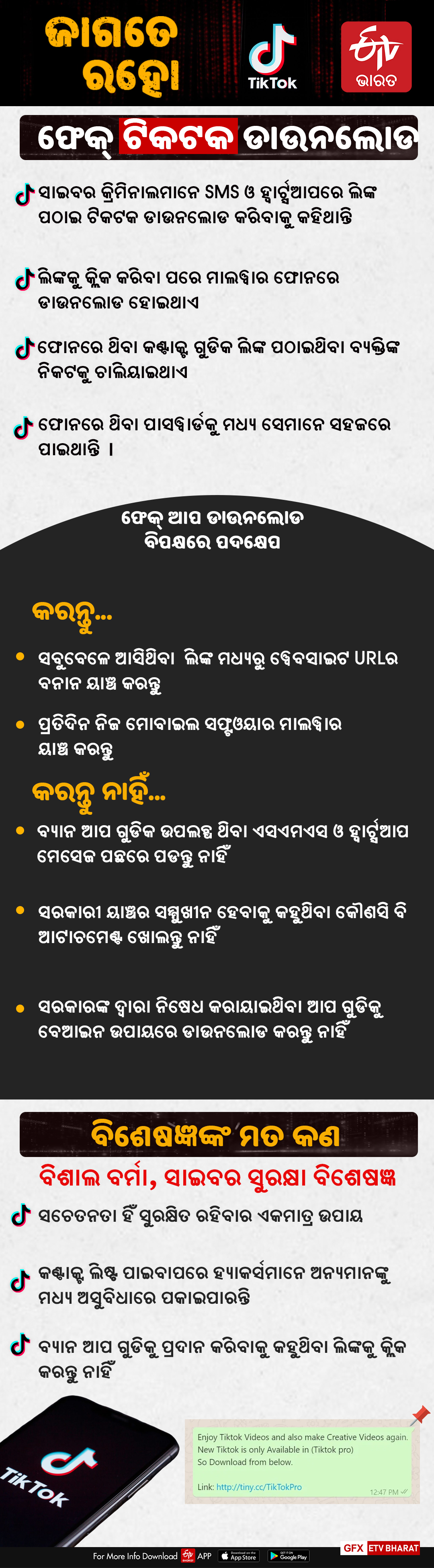 ଟିକଟକ: ସାଇବର ଅପରାଧୀଙ୍କ ପାଇଁ ନୂଆ ଅସ୍ତ୍ର