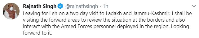 rajnath tweet