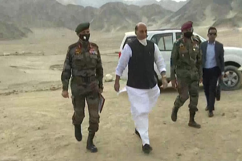 RAJNATH LEH VISIT