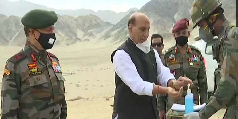 RAJNATH LEH VISIT