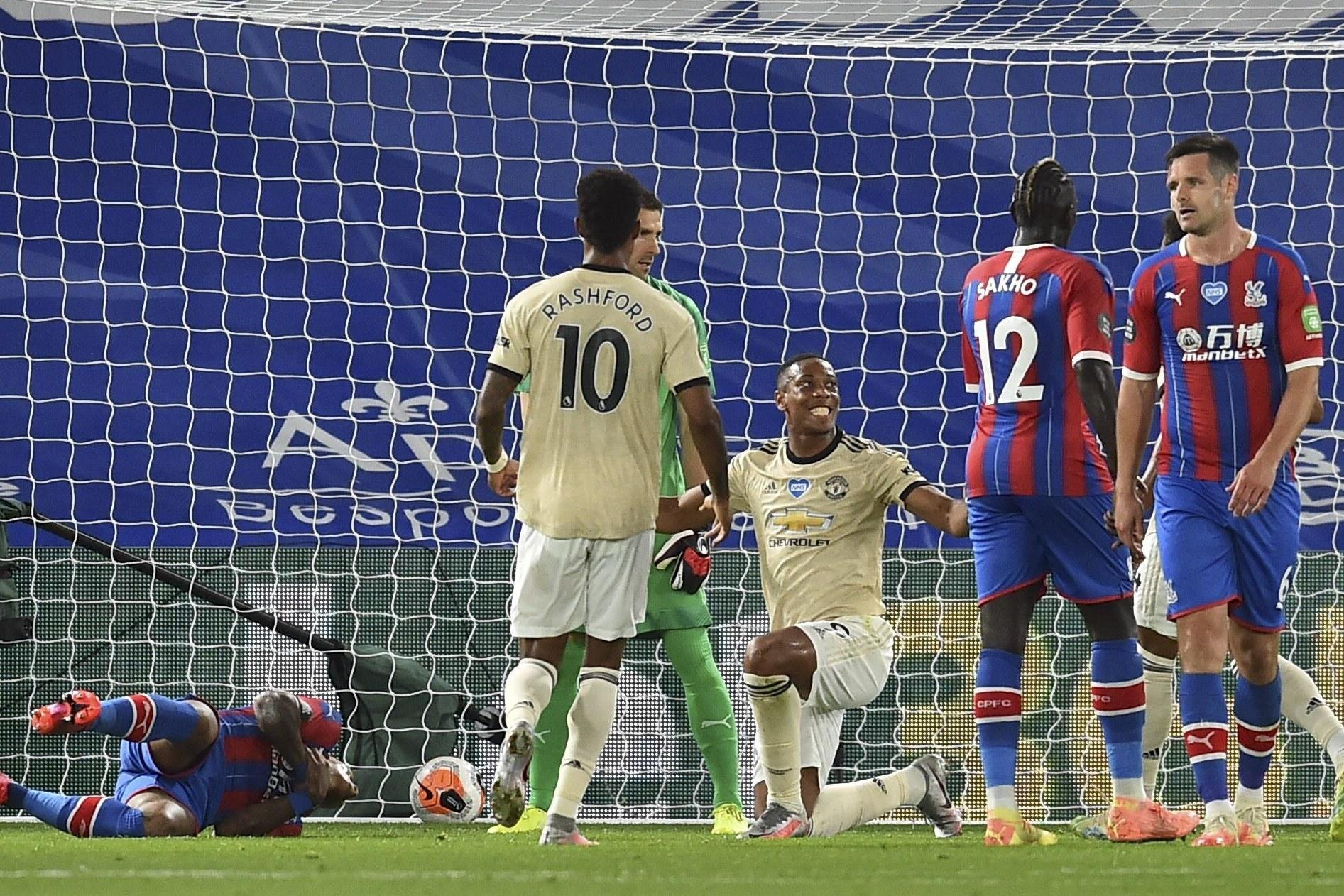 Crystal palace vs Manchester United (file image)