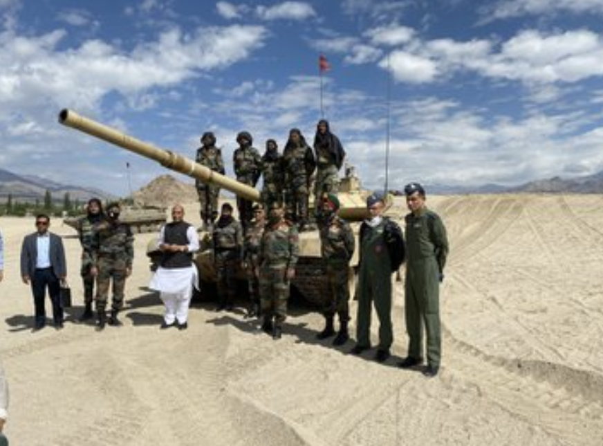 India not a weak country, no power in the world can touch even an inch of its land:Rajnath in Ladakh