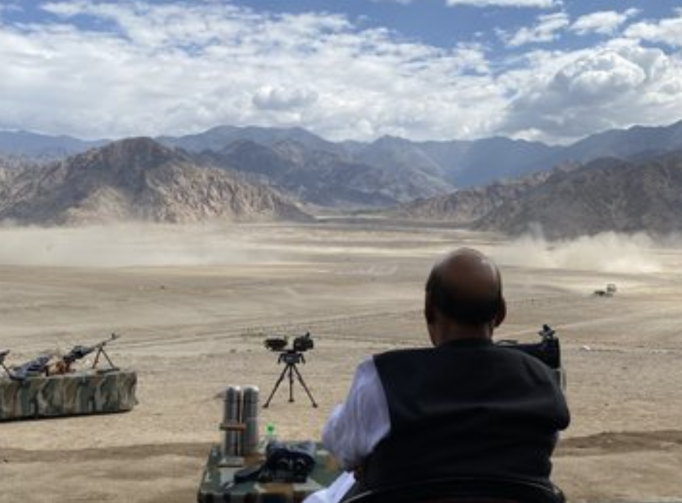 India not a weak country, no power in the world can touch even an inch of its land:Rajnath in Ladakh