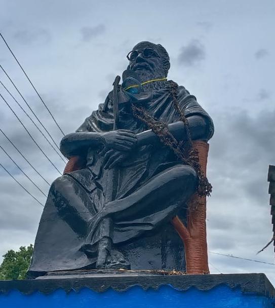 Another Periyar statue vandalised