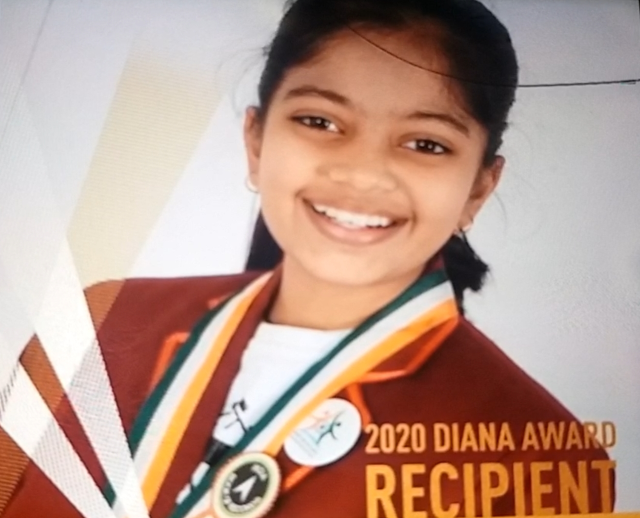 Diana Award Recipient Adrika