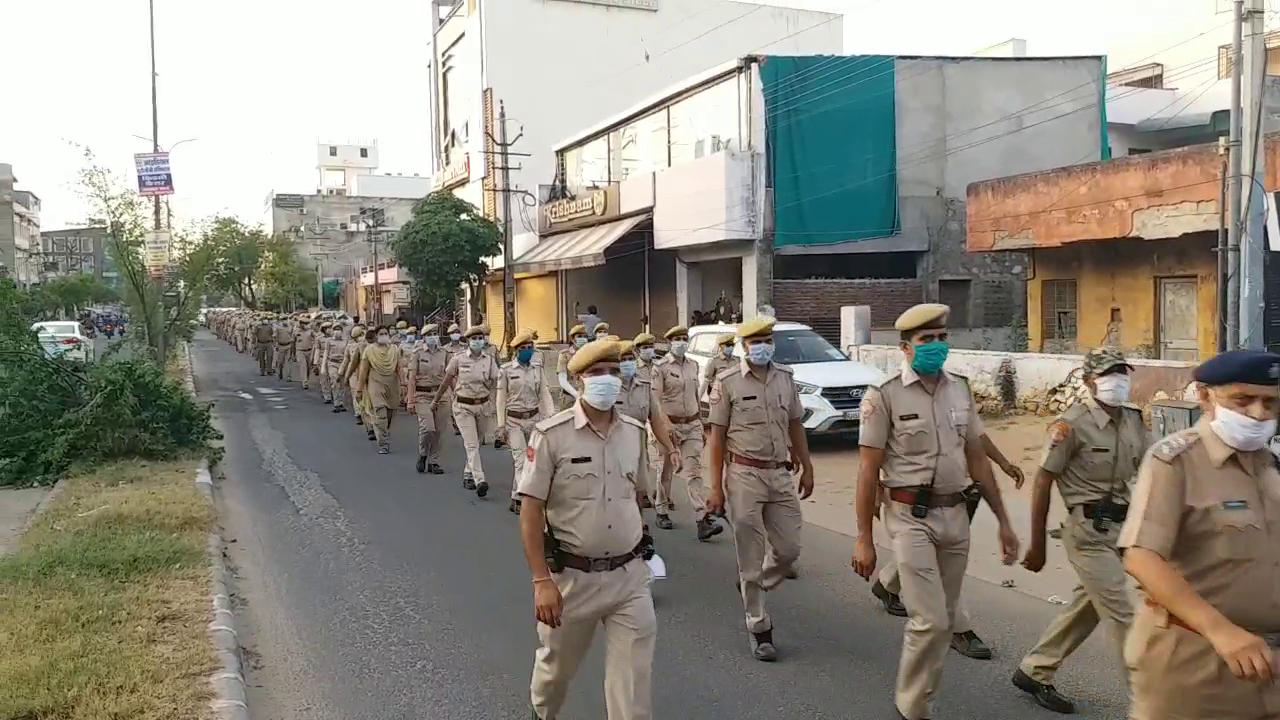 fighting  against corona, rajasthan police, राजस्थान पुलिस, कोरोना वायरस