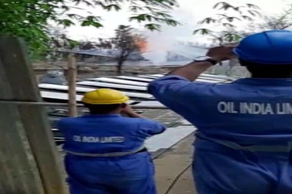 Assam: An explosion occurred near well no.5 of Oil India in Baghjan, Tinsukia