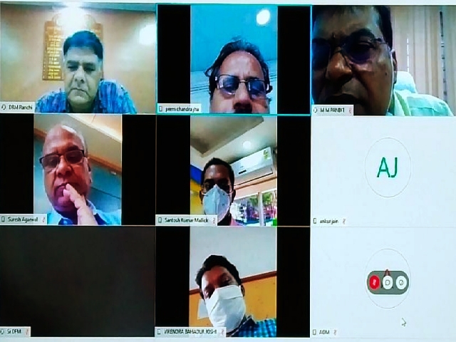 ranchi DRM did video conferencing