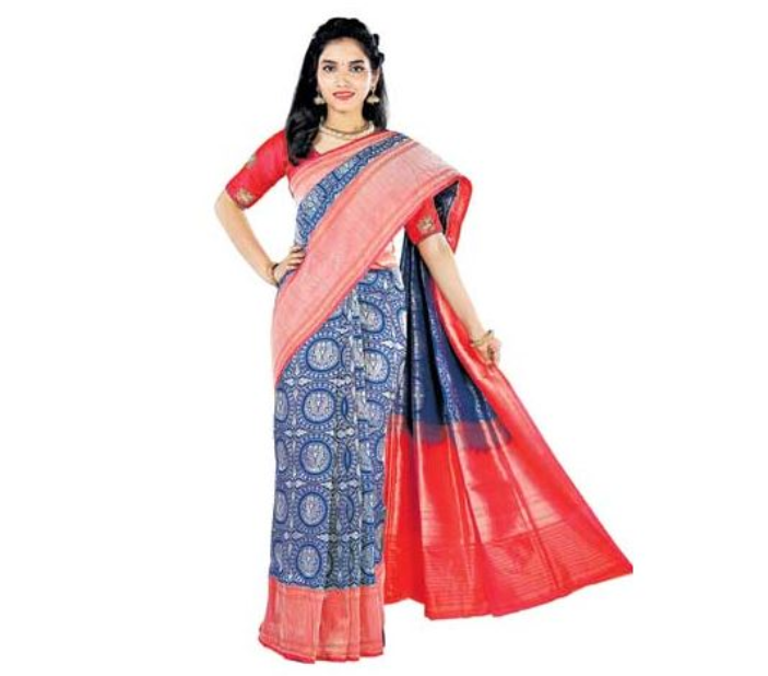 benaras saree fashion in sravana masam