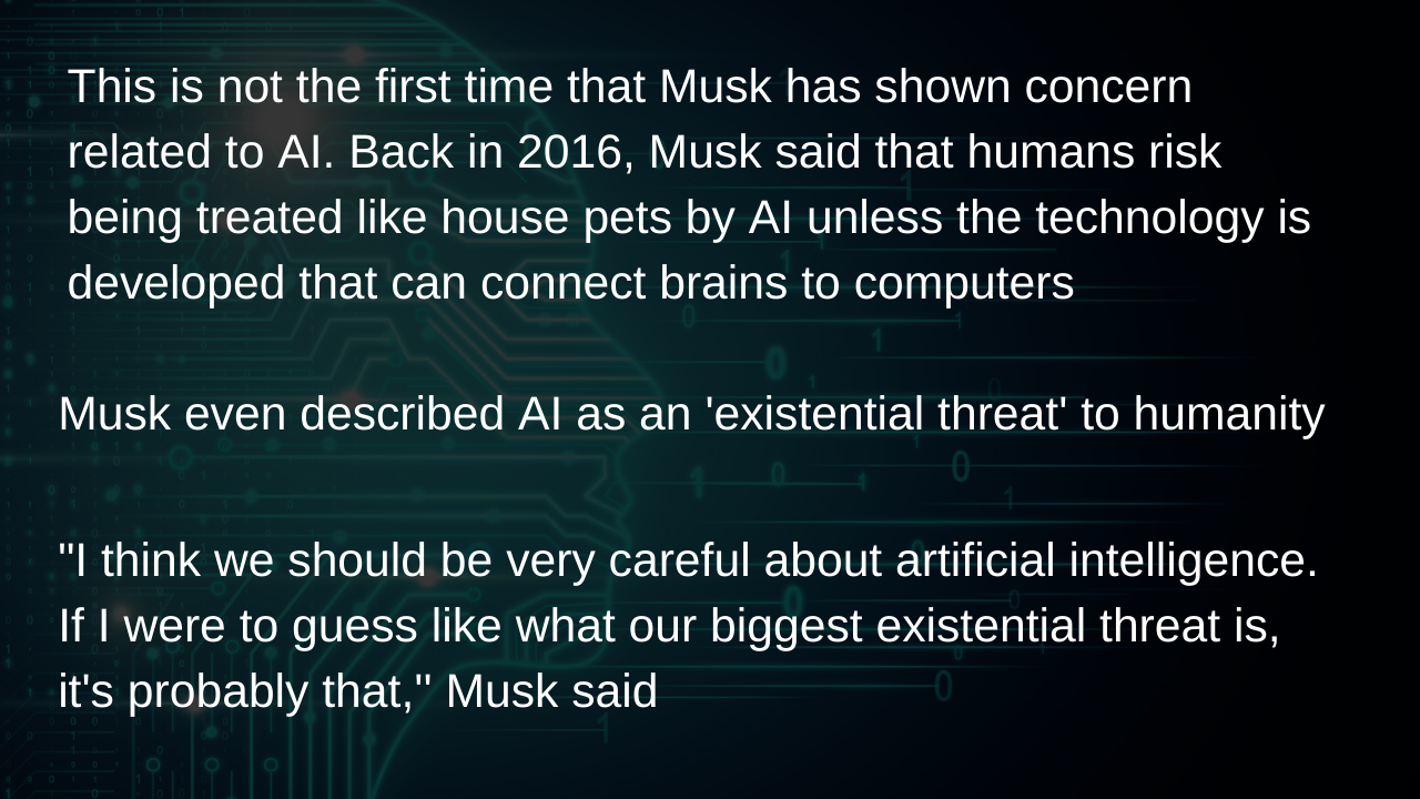 AI is vastly smarter than humans, Tesla and SpaceX CEO Elon Musk