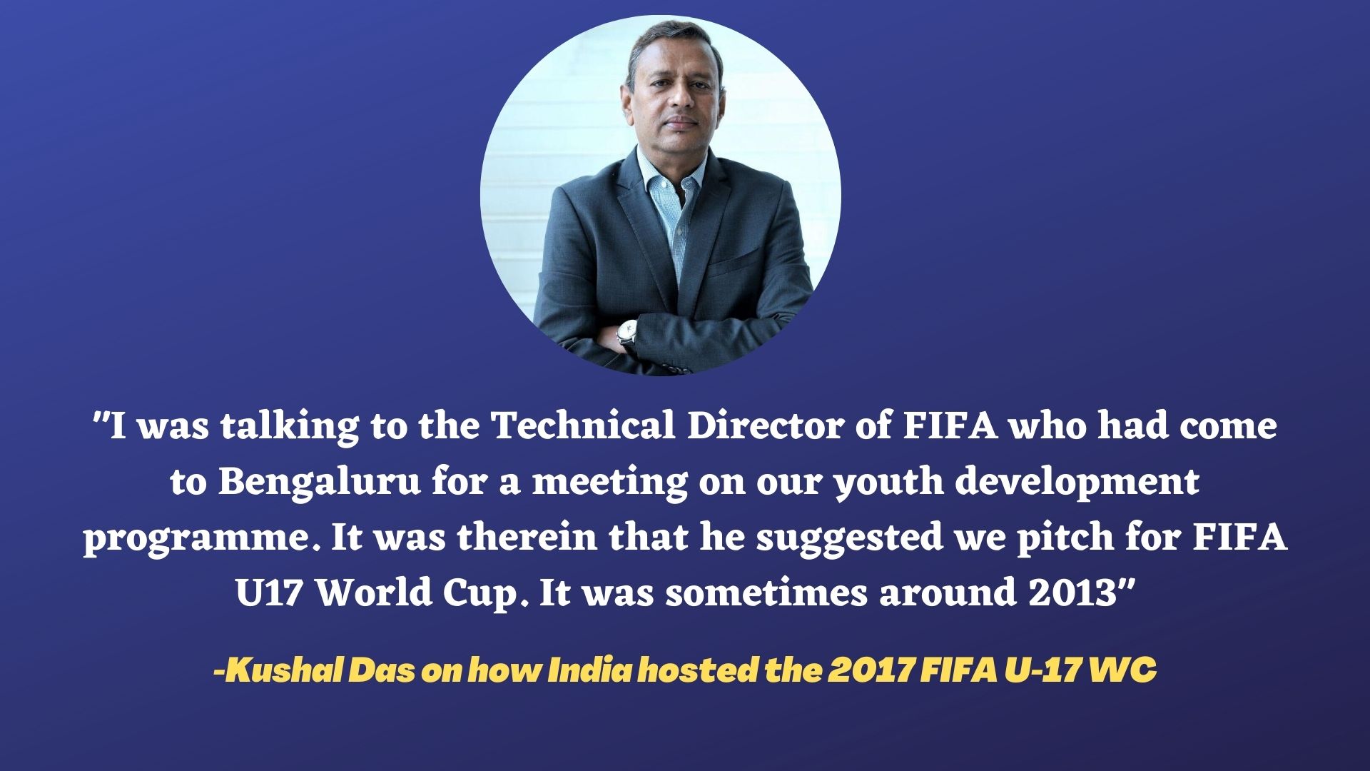 AIFF General Secretary Kushal Das