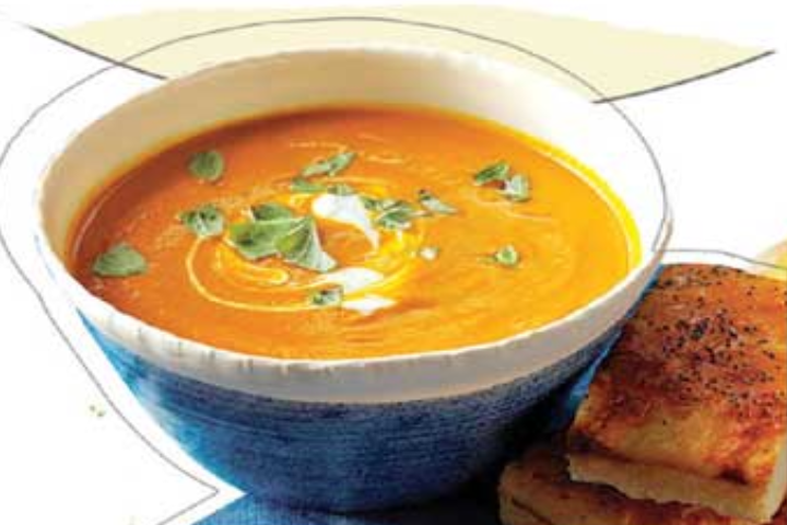 healthy-soups-like-carrot-ginger-soup-ash-guard-soup-pumpkin-soup-and-spinach-soup