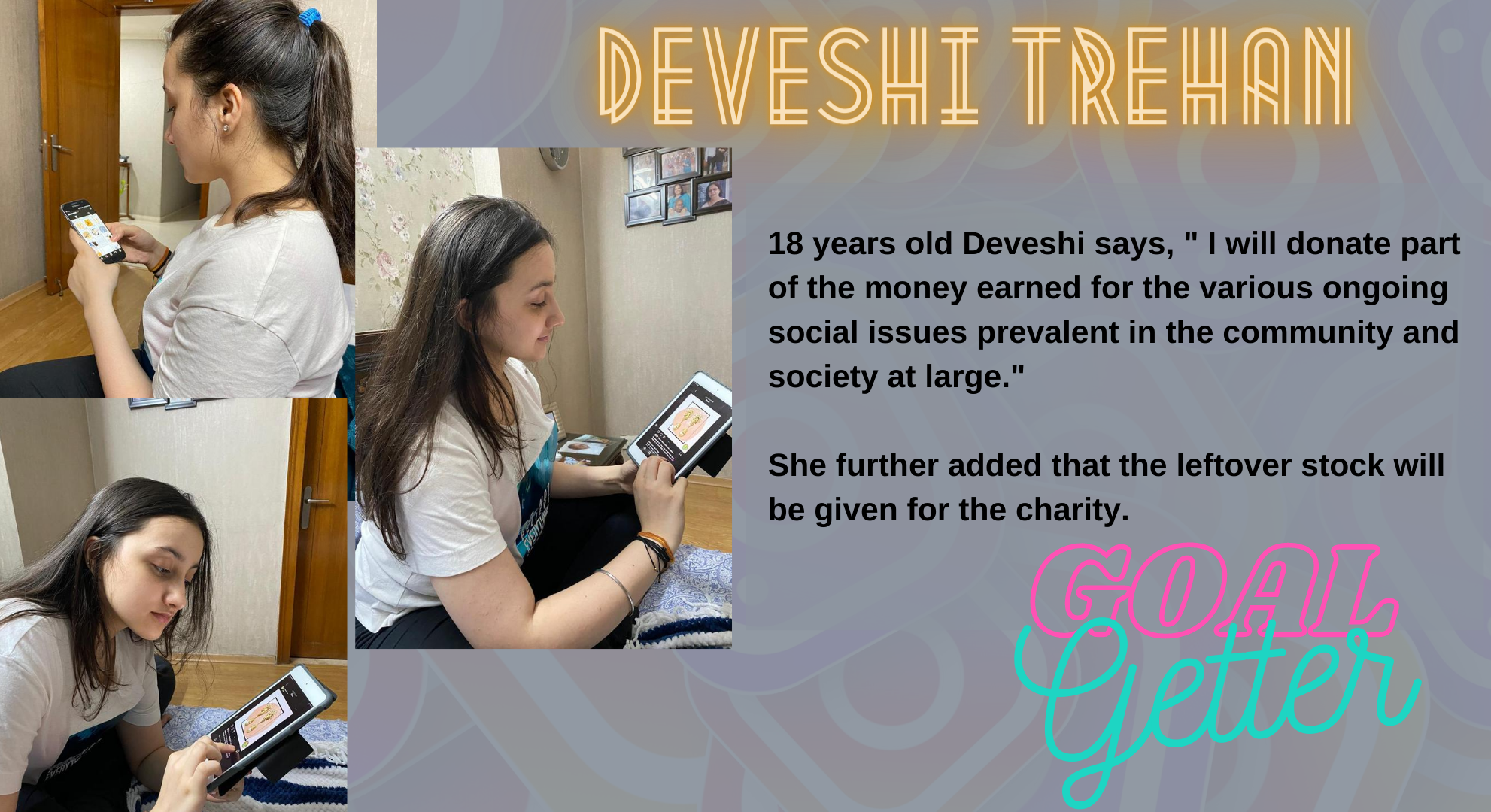 DEveshi Trehan,young tech fashion entrepreneurs in India