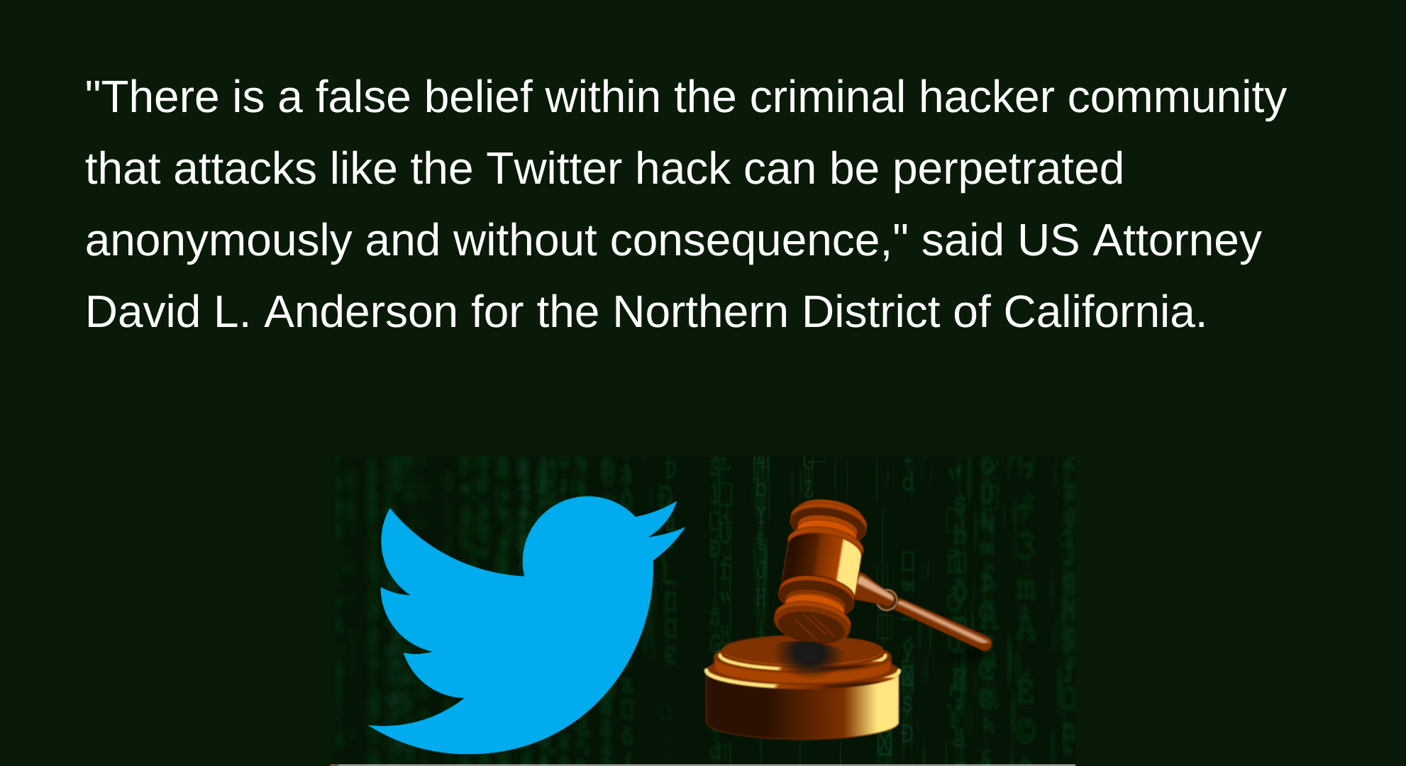 tech world- twitter hack justice