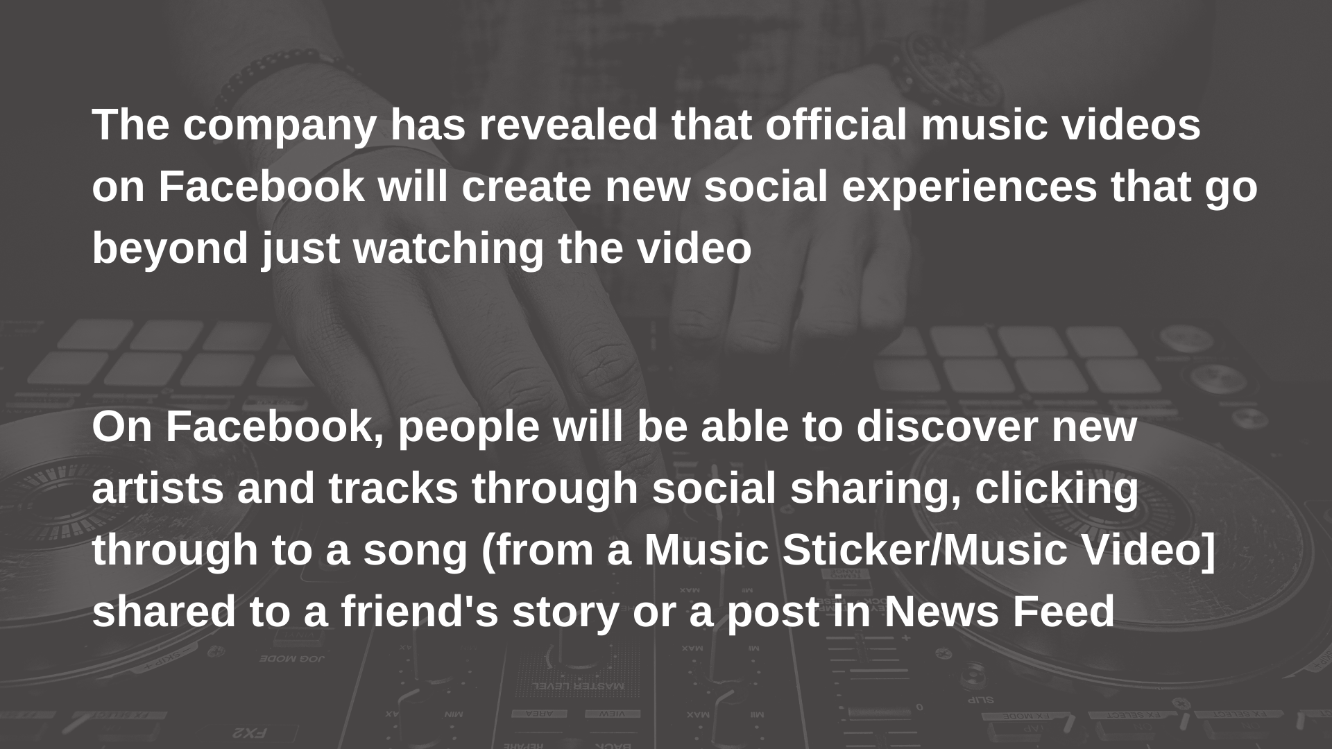 facebook launch official music videos ,facebook licensed music videos in india