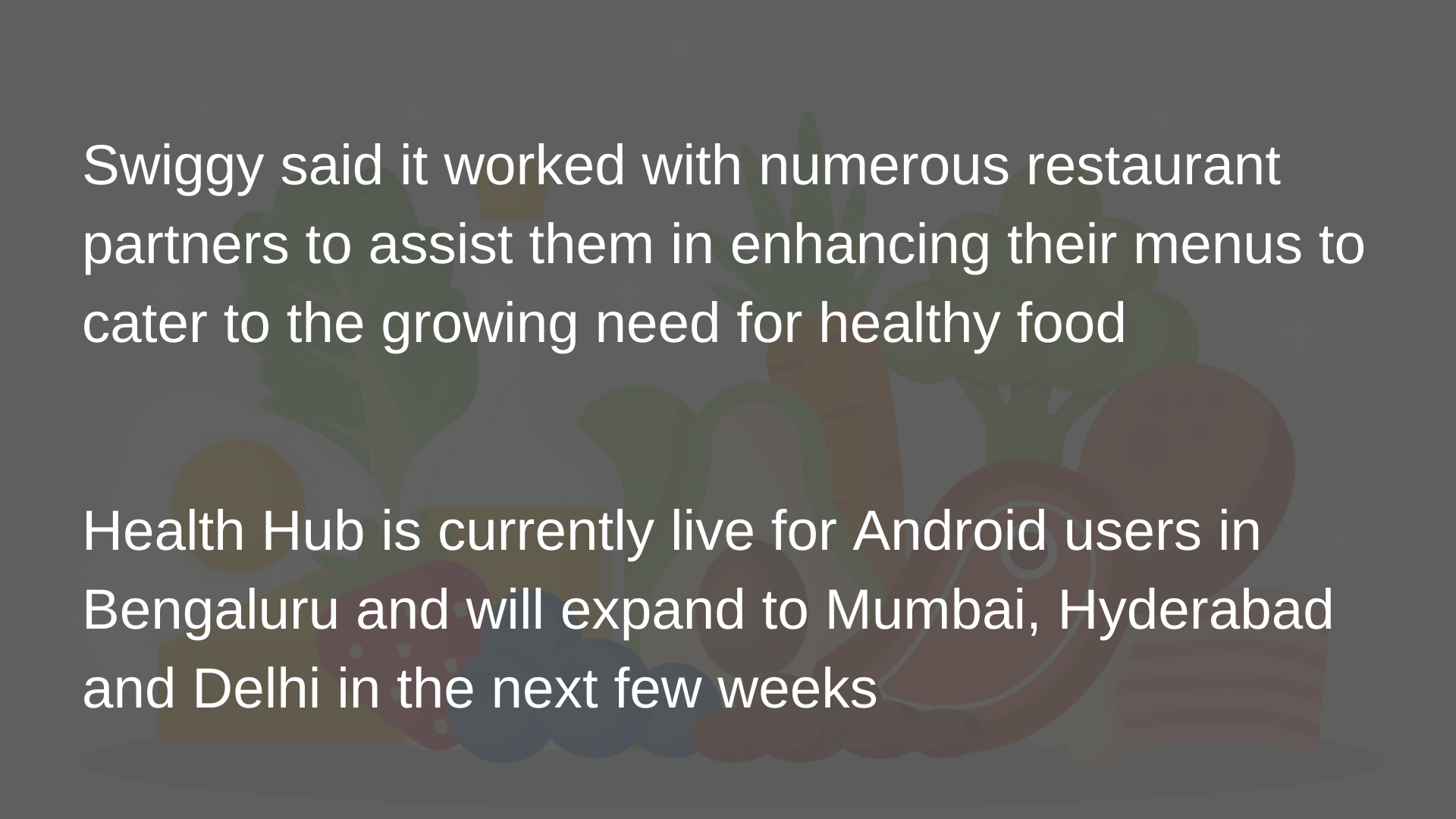 healthy foods delivered by Swiggy,health hub feature