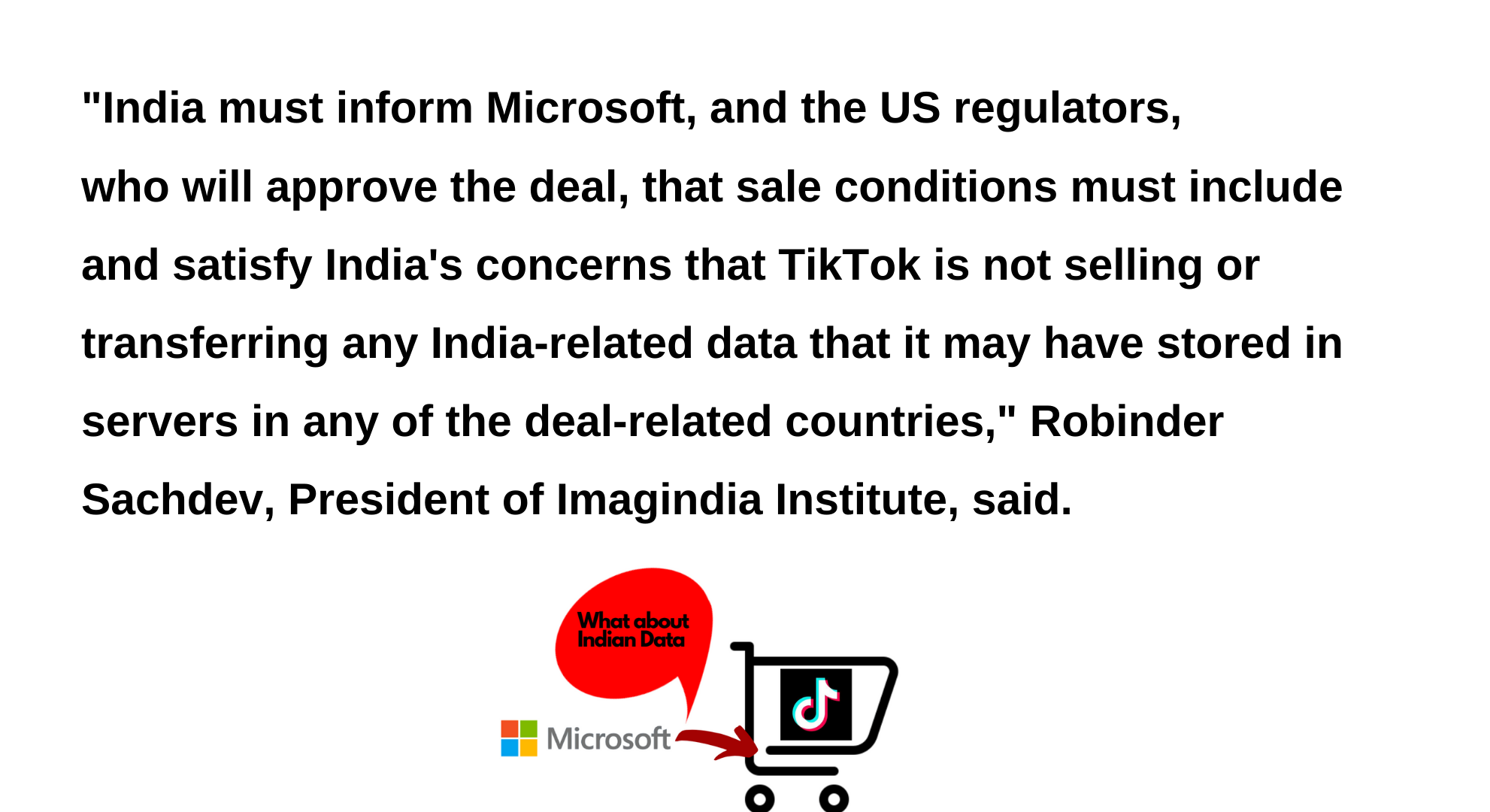 safety of indian data in tiktok-ms deal, Robinder Sachdev, President of Imagindia Institute