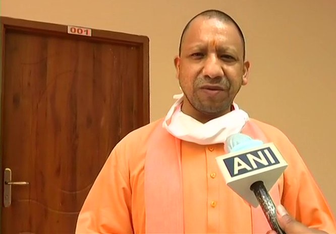 UP CM thanks PM Modi for being present today