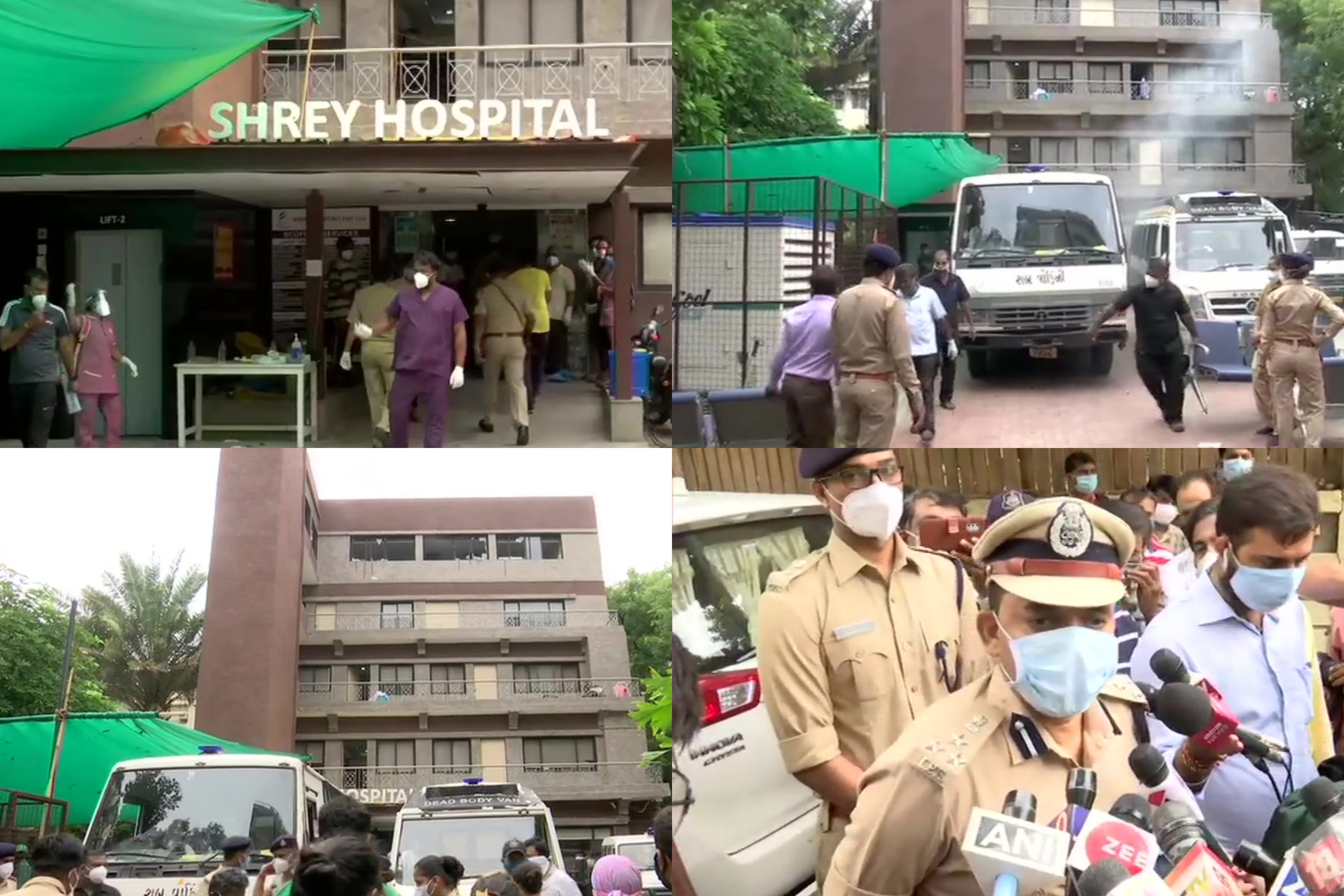 fire broke out At shrey hospital in AHmedabad