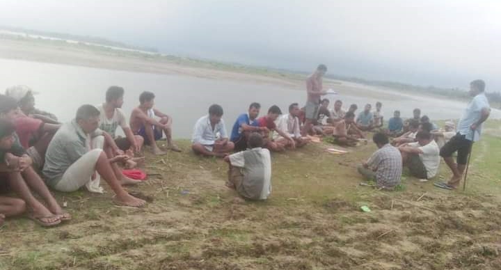 Soil Erosion Caused By Dikhong River In Lakhimpur district