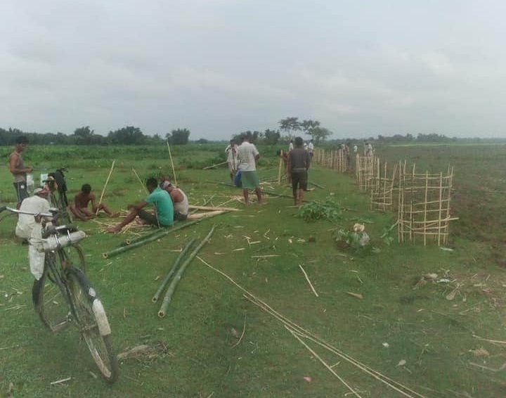 Soil Erosion Caused By Dikhong River In Lakhimpur district