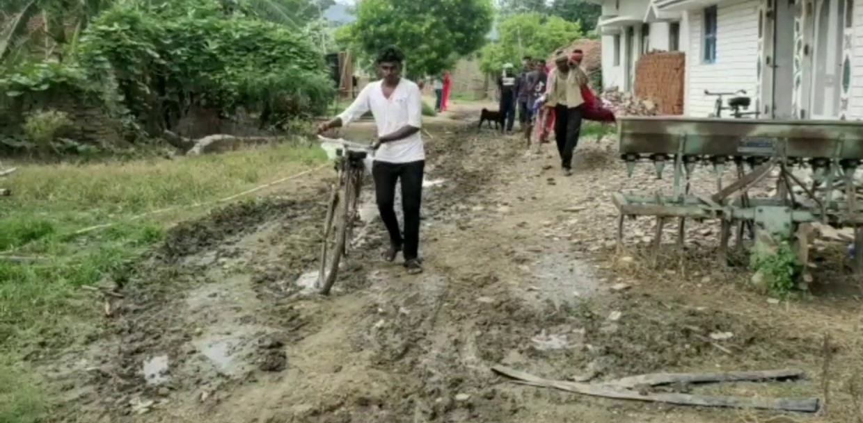 Villagers take the patient to bed