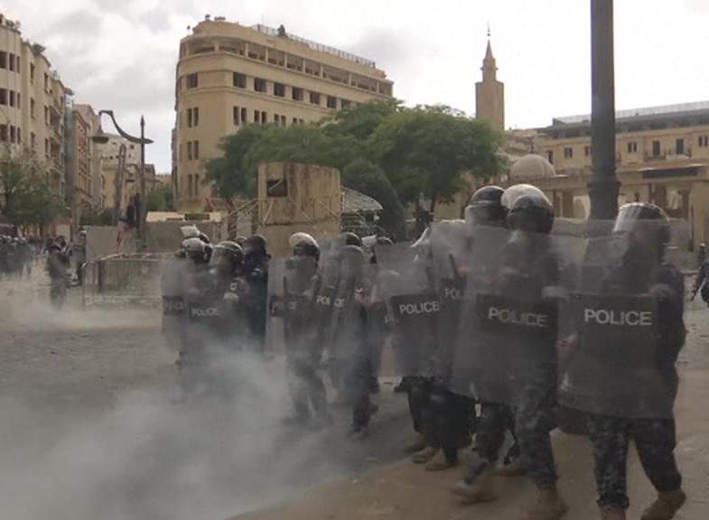 Protests in Beirut amid public fury over massive blast