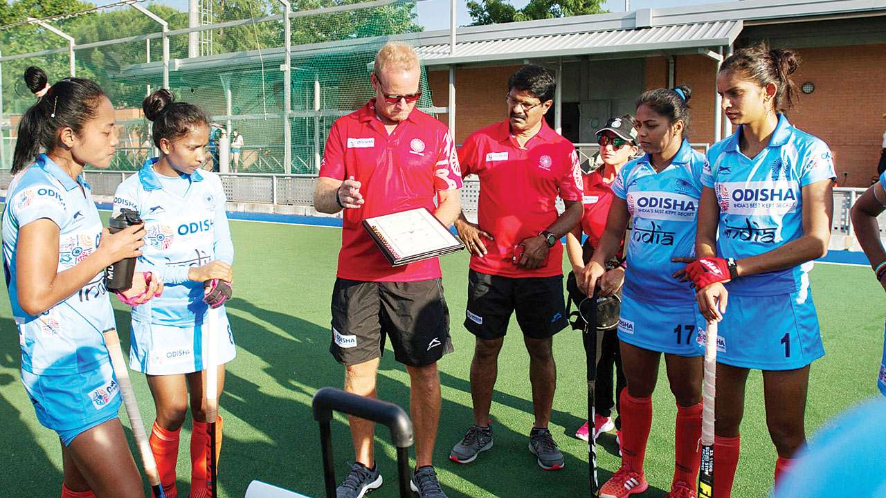 Bhubaneswar, India women's hockey coach,  Sjoerd Marijne, USA