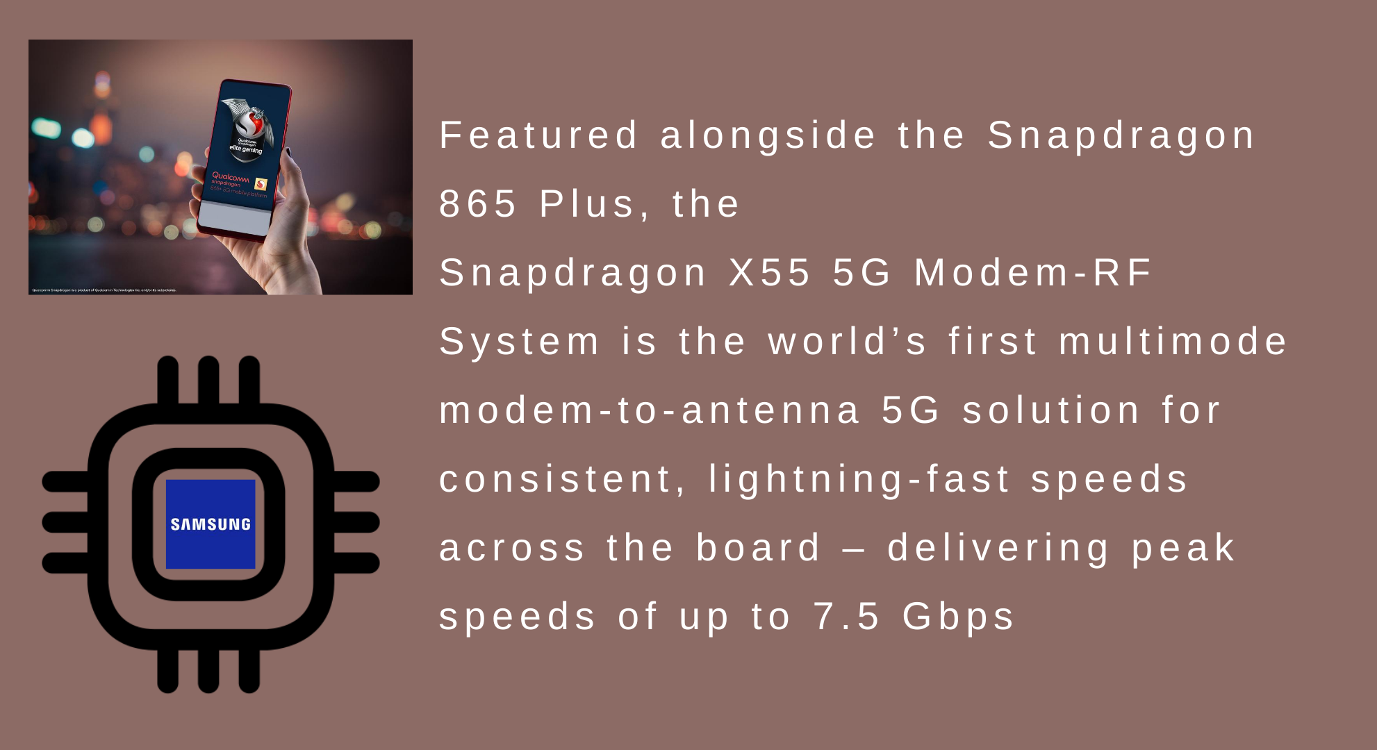 Qualcomm Snapdragon 865 Plus 5G.New Samsung flagship smartphone