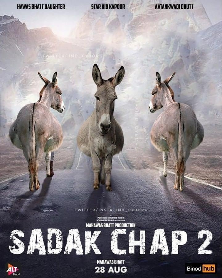 Poster parodying Sadak 2 goes viral