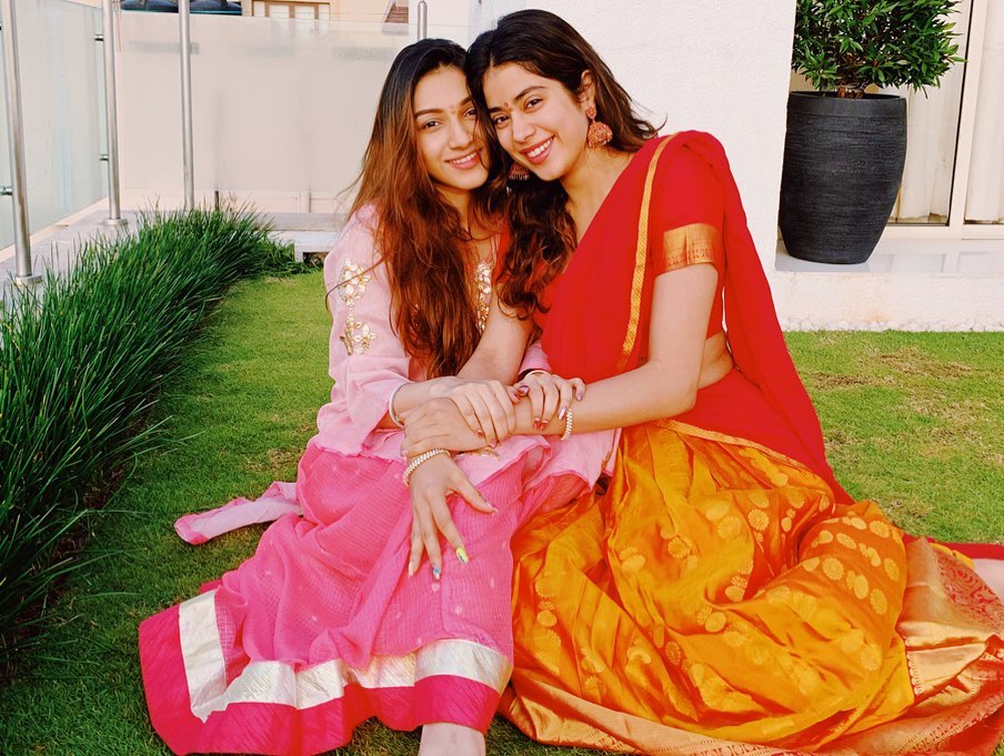 Janvhi Kapoor with BFF Tanisha Santoshi