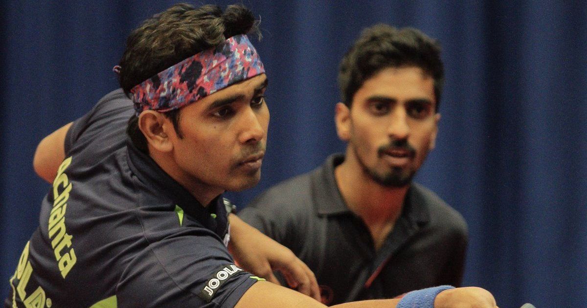 G. Sathiyan , A. Sharath Kamal , ITTF Asian Table Tennis Championships, Yogyakarta, Asian Championship, Sharath-Sathiyan, Murtadha - Rashed, quarterfinals