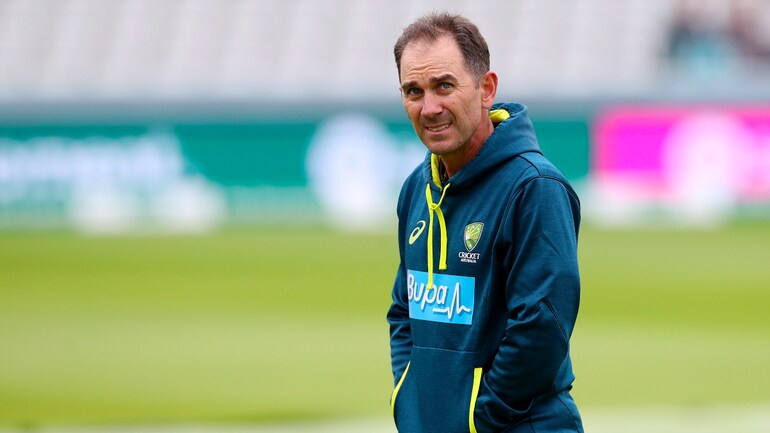 Australian head coach Justin Langer