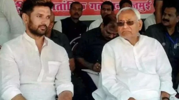 chirag paswan and Nitish kumar