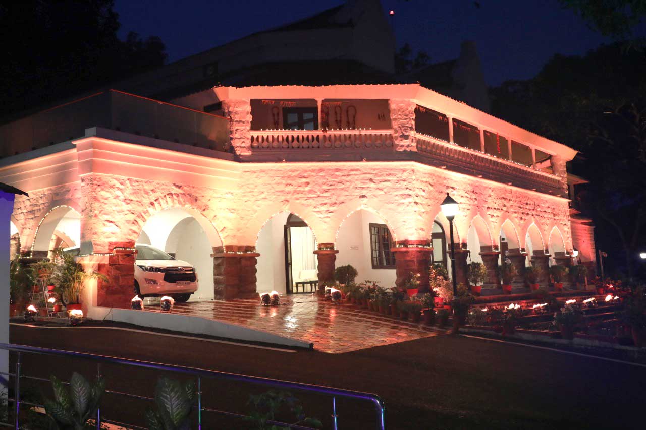 CM House decorated like a bride on Independence Day