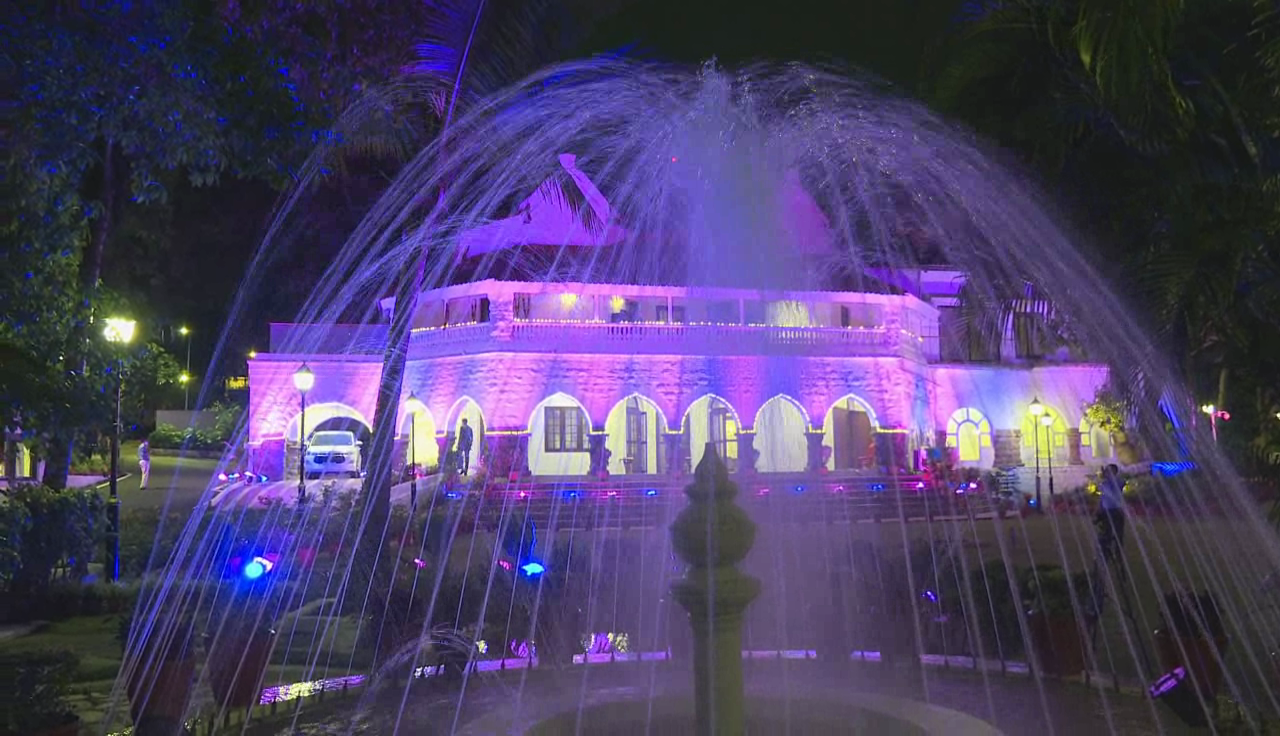 CM House decorated like a bride on Independence Day