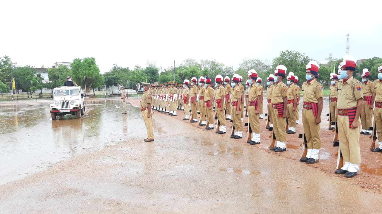 The festival of freedom was celebrated among the drizzle