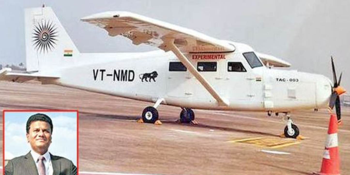 aeroplane on home roof