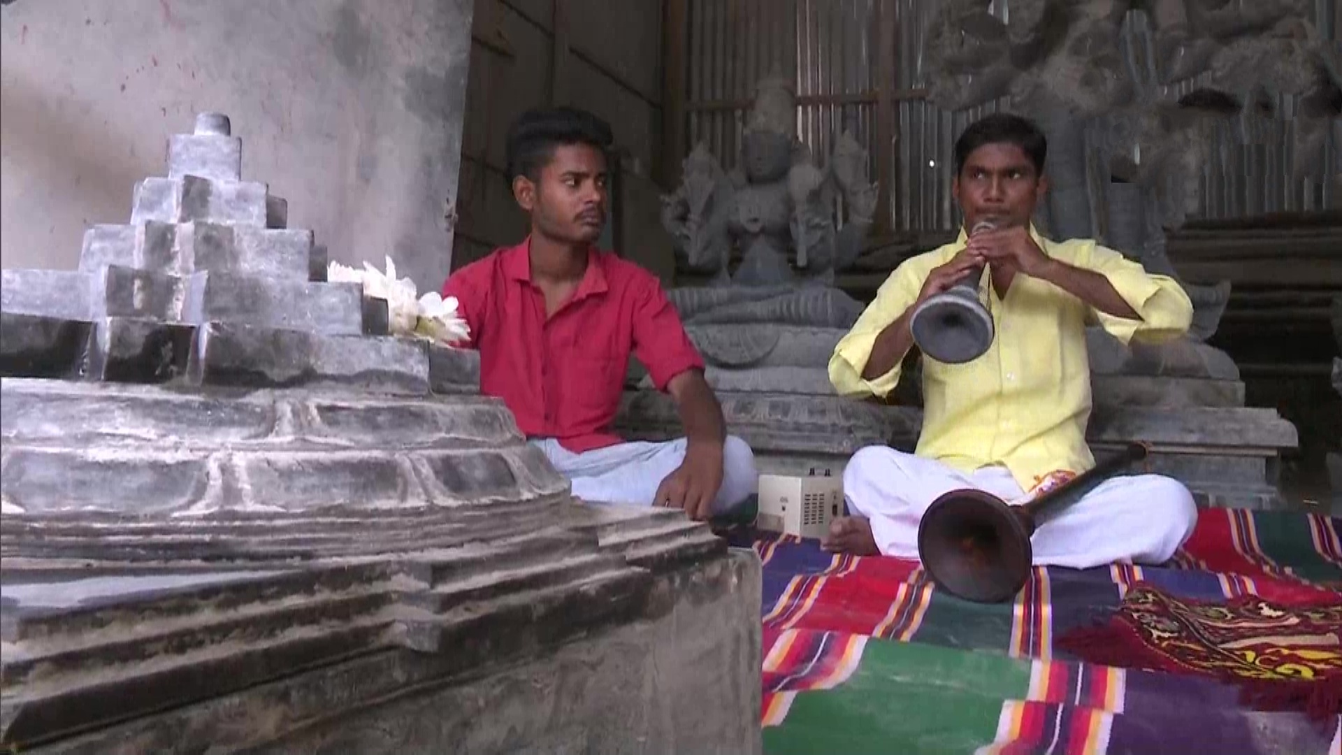 Karthik, a class 12th student has made a 'Nadaswaram', a traditional wind-based musical instrument