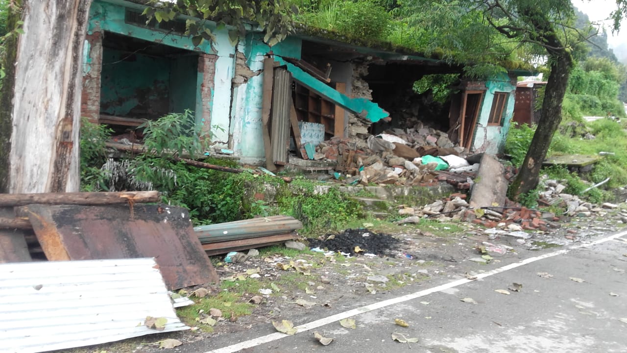 soil-erosion-of-akashkamini-river-continues-in-rudraprayag