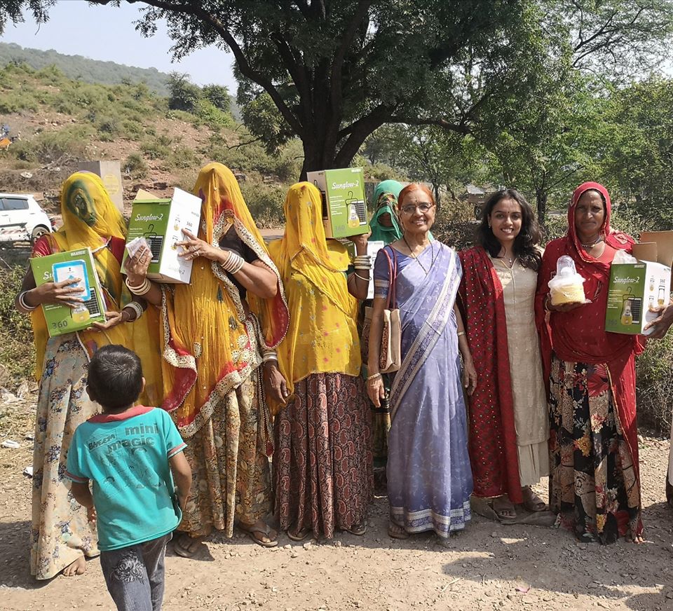 Solar lights distributed to villagers