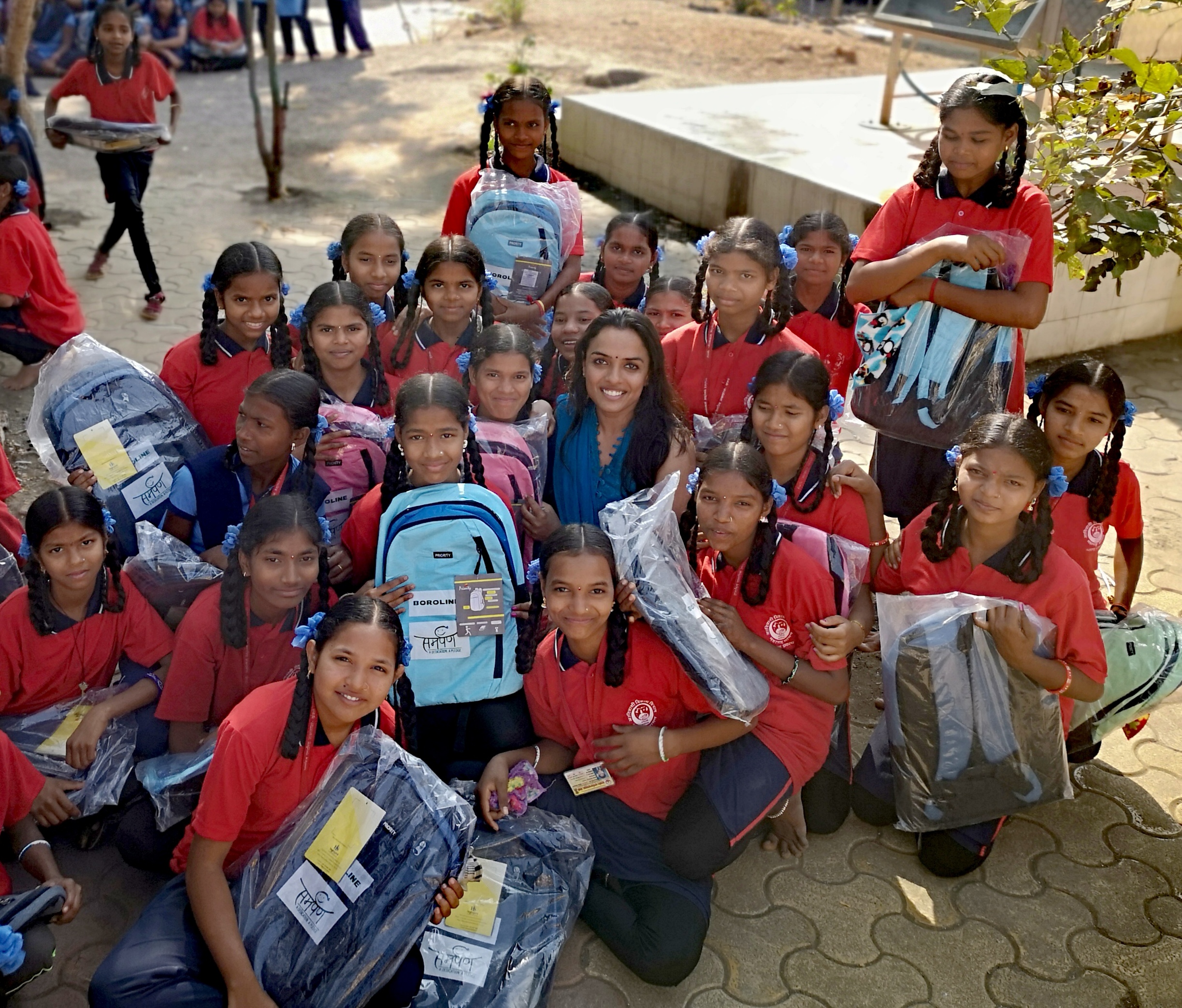 Bags and stationery distributed to poor school children