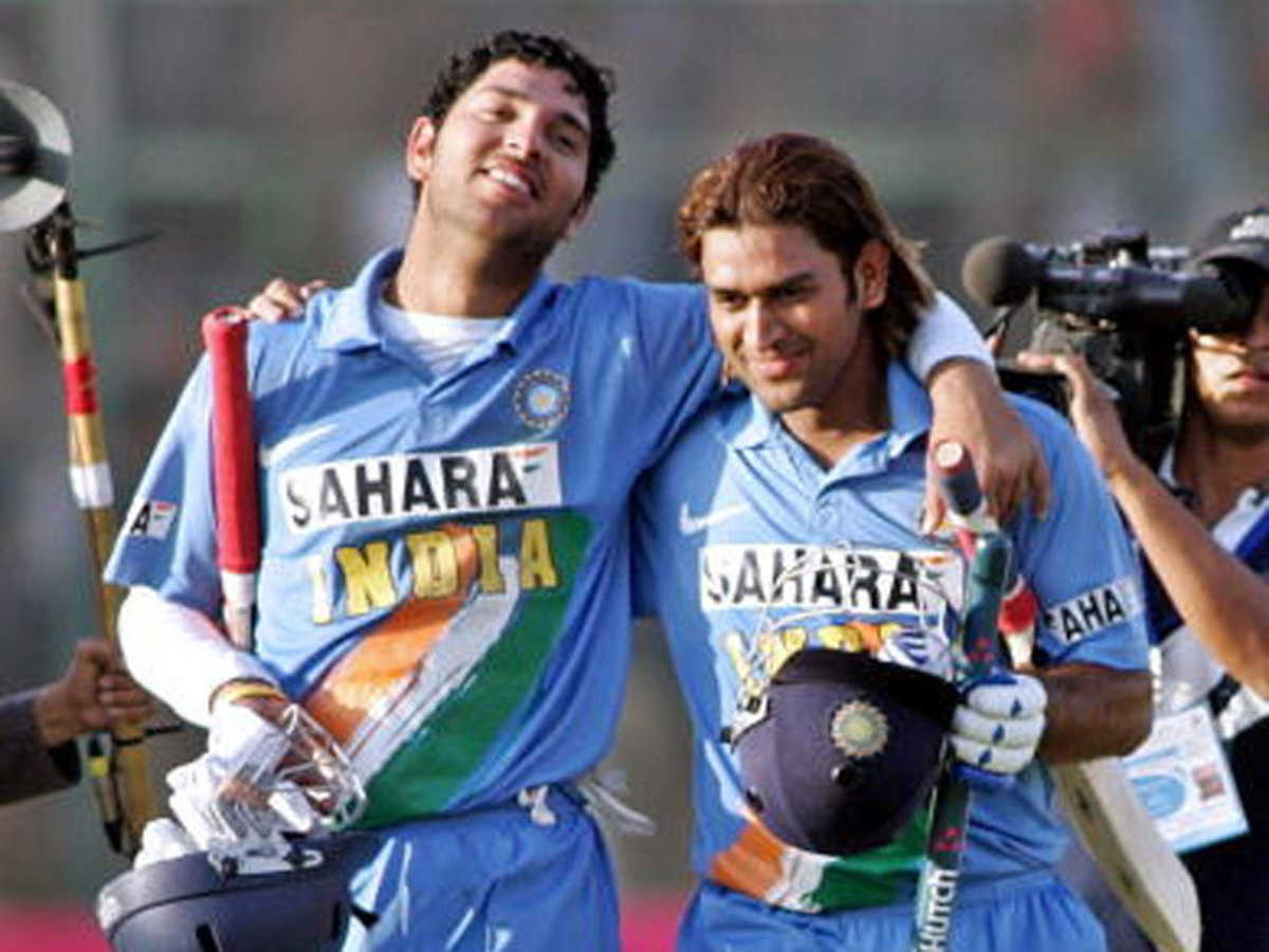 Yuvraj Singh and MS Dhoni