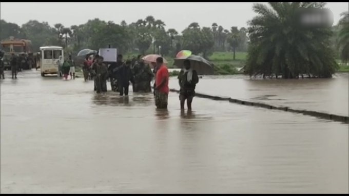 Heavy rains created havoc in many parts of the country